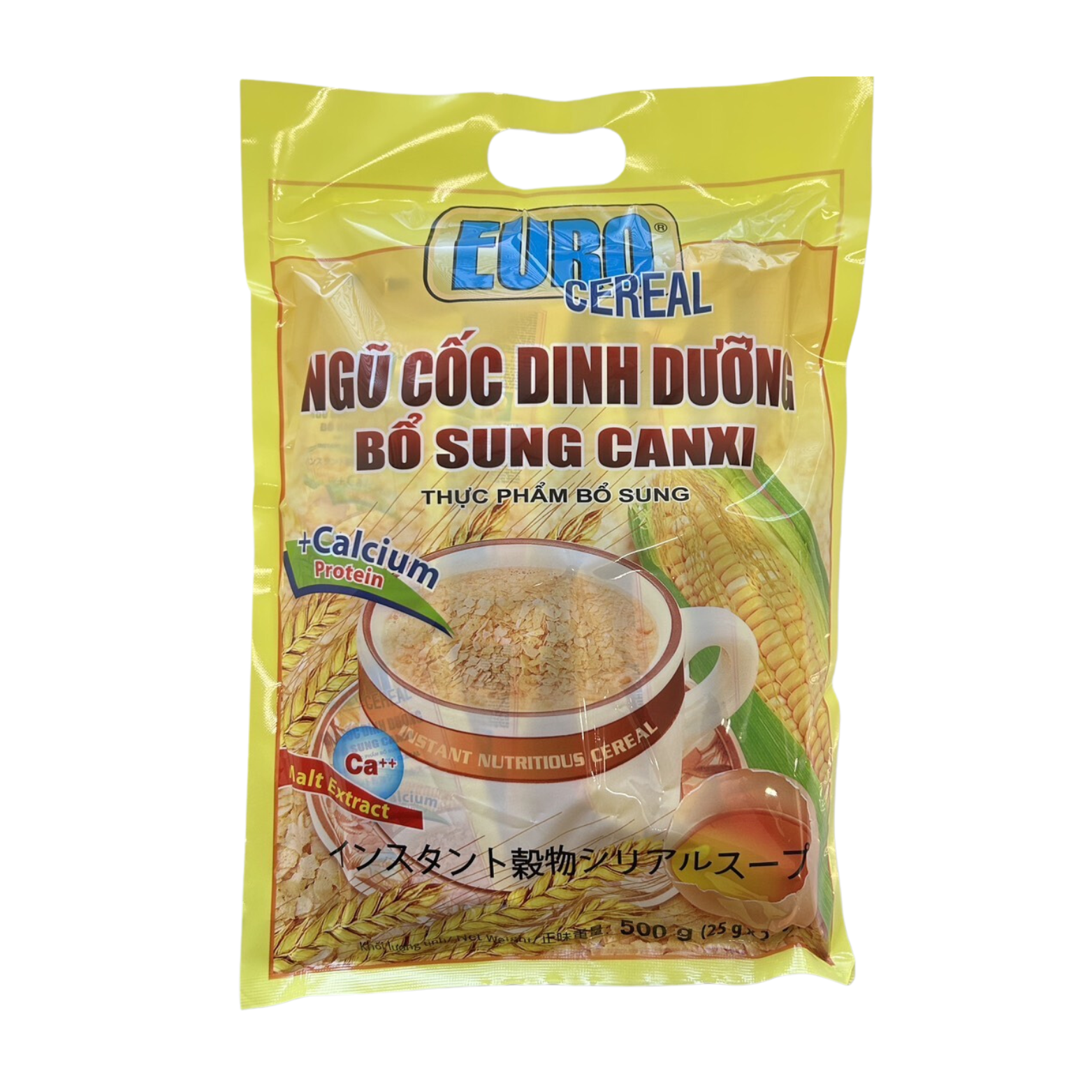 Ngũ cốc dinh dưỡng Euro cereal 25g x 20 gói