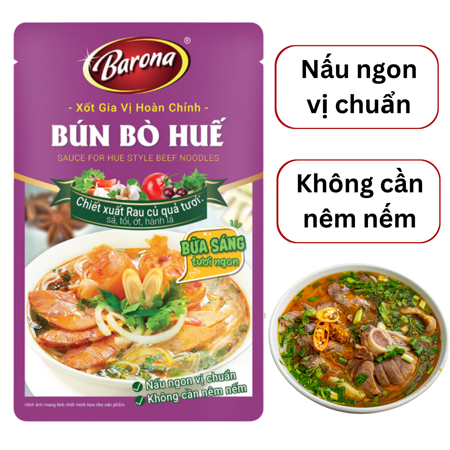 Xốt Bún bò Huế Barona 110g