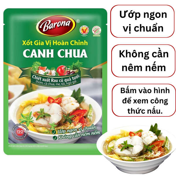 Xốt Canh chua Barona 80g