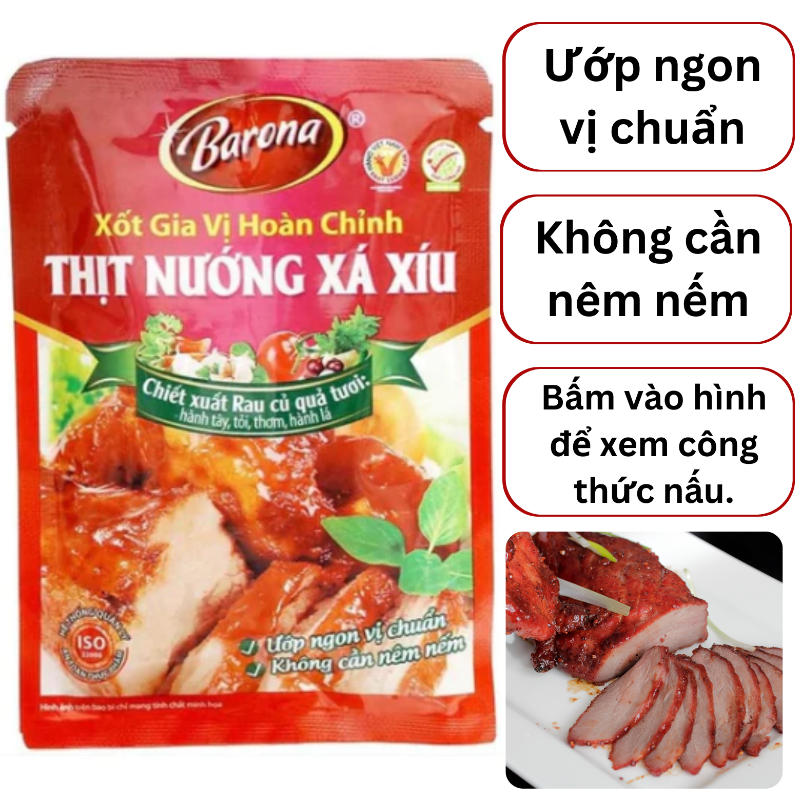 Xốt Thịt nướng xá xíu Barona 80g