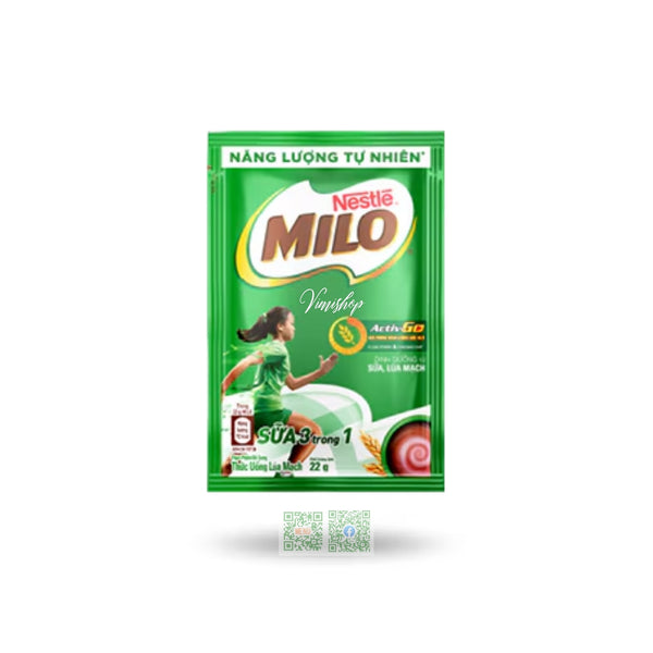 Milo bột pha sẵn 22g/gói