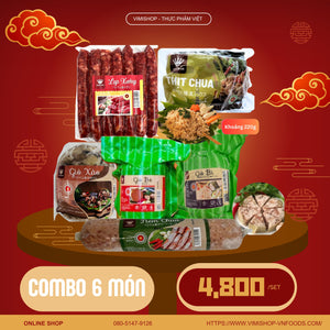 Combo set giò chả 6 món đón xuân