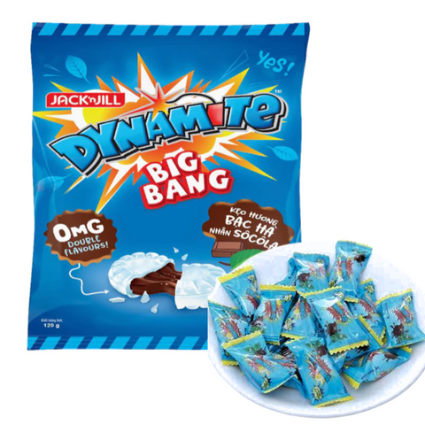 Kẹo sô cô la bạc hà Dynamite Big Bang 120g