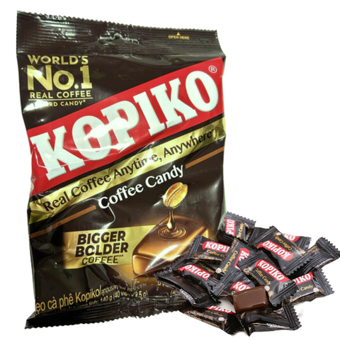 Kopiko コーヒー キャンディ ブラックコーヒー風味 140g （40個）