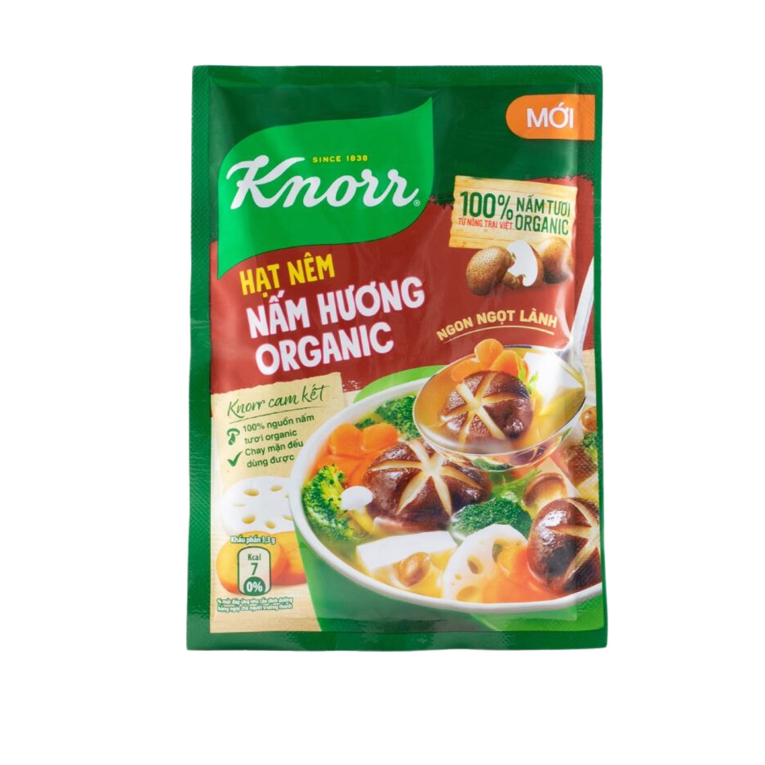 Chay - Hạt nêm Knorr chay nấm 200g