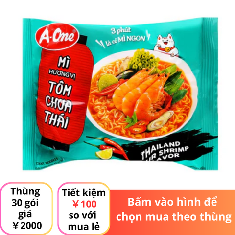 Mì A-One vị tôm chua Thái