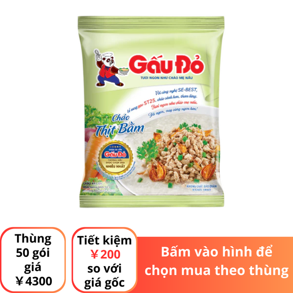 Ngon như mẹ nấu - Cháo thịt bằm Gấu Đỏ