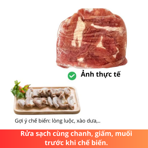 Thịt nội tạng -  Lòng non 1kg