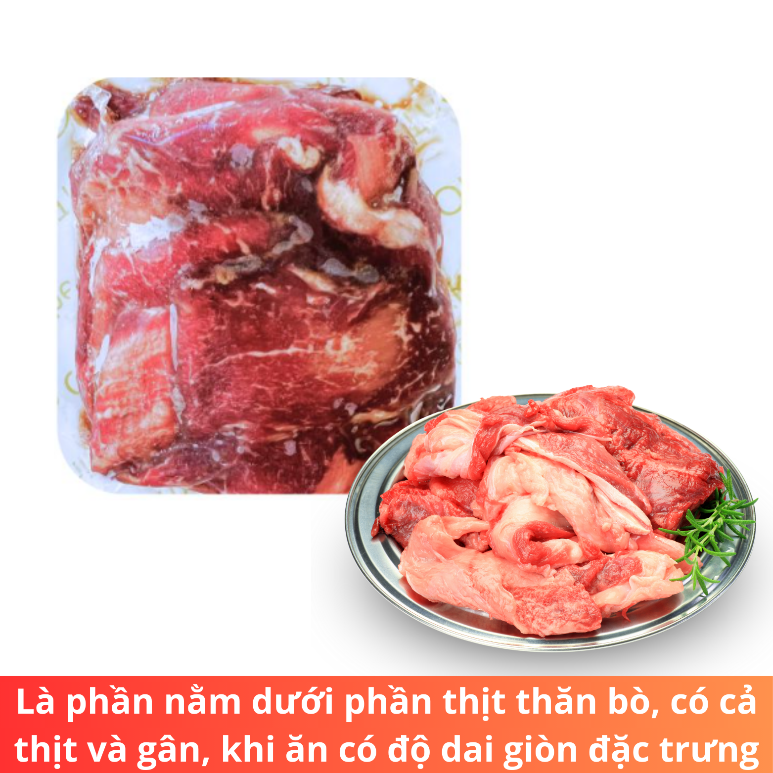 Túi Gân bò có thịt 500g