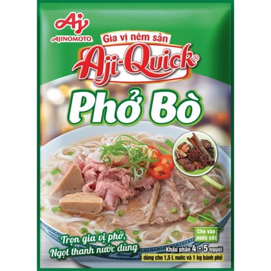 Gia vị nêm sẵn Aji-quick Phở bò 59g