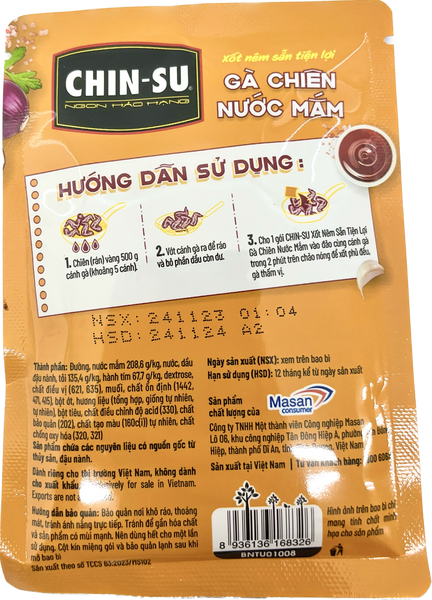 Xốt Gà chiên nước mắm Chin-su 70g