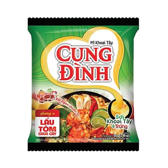 Cung Dinhラーメン 　酸っぱい辛エビ風味