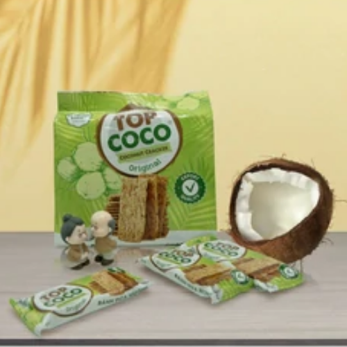 Bánh dừa nướng vị truyền thống Top Coco 150g