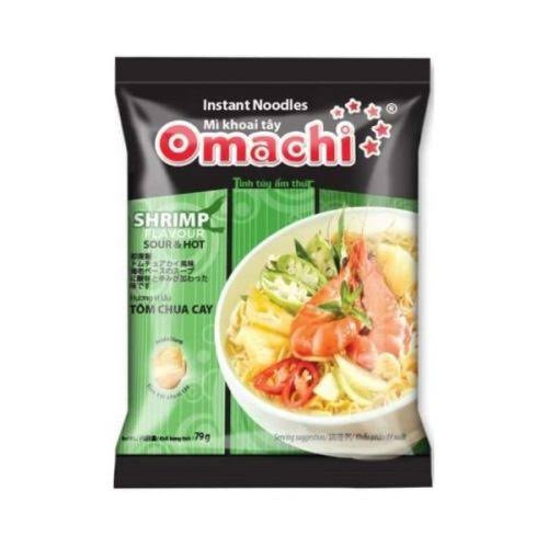 Omachiラーメン　酸っぱ辛い、爽やかエビ味