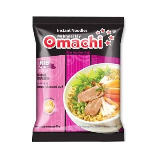 Mì Omachi vị sườn hầm ngũ quả