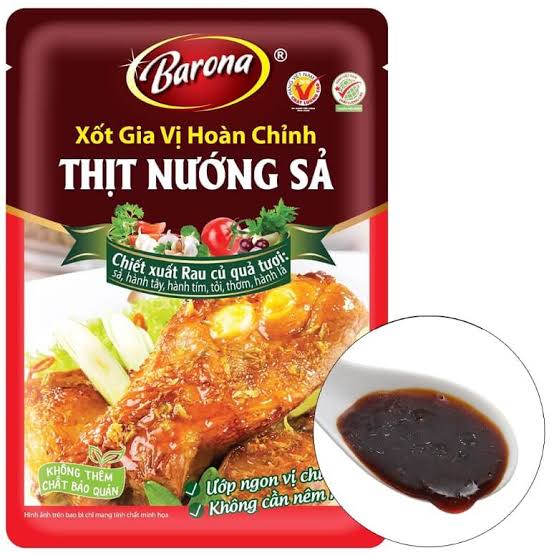 Xốt Thịt nướng sả Barona 80g