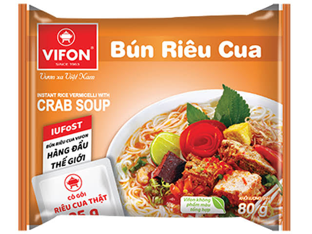 Mì Vifon - Bún riêu cua có gói riêu cua thật